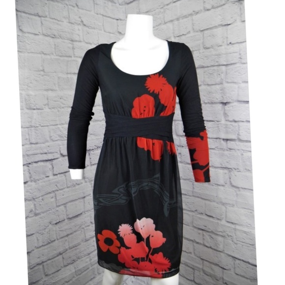 Desigual Lacroix Long Sleeve Suecia Floral Dress - Picture 8 of 8